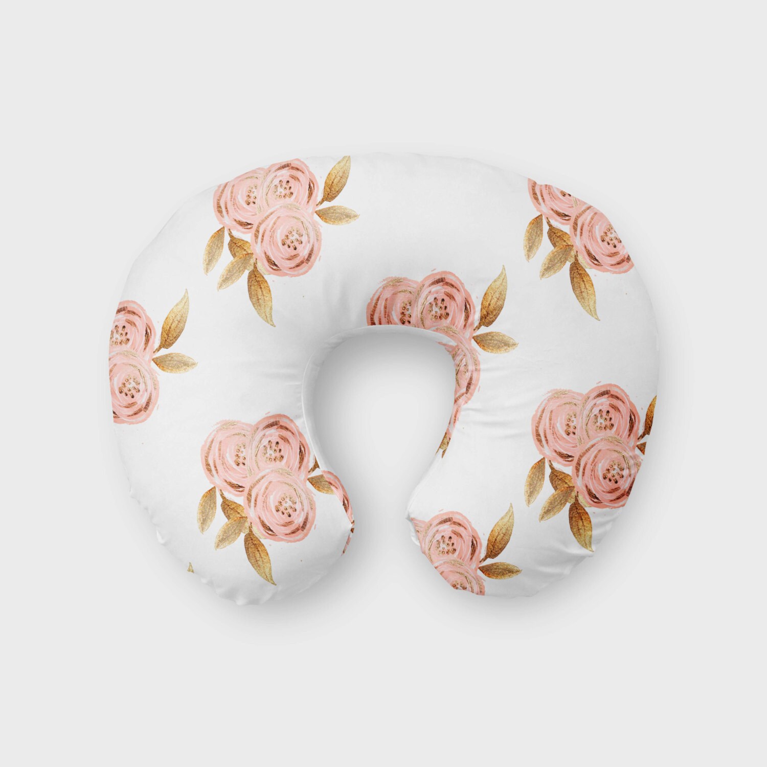 Boppy Cover White Glitz Floral Boppy Slipcover Nursing