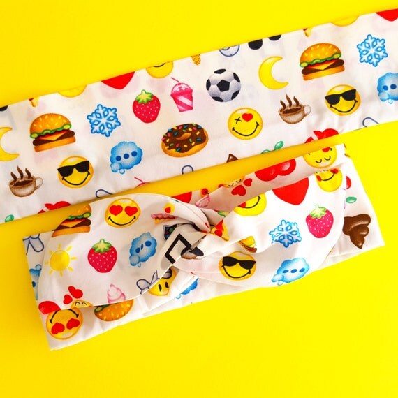 Emoji Headband Emoticon Wire Hair Wrap
