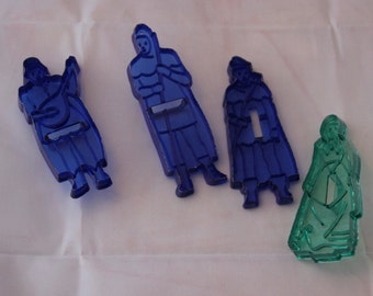 Vintage Robin Hood Flour plastic cookie cutters