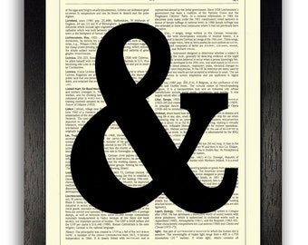 Ampersand Wall Art ampersand | etsy Ampersand Wall Art ampersand | etsy