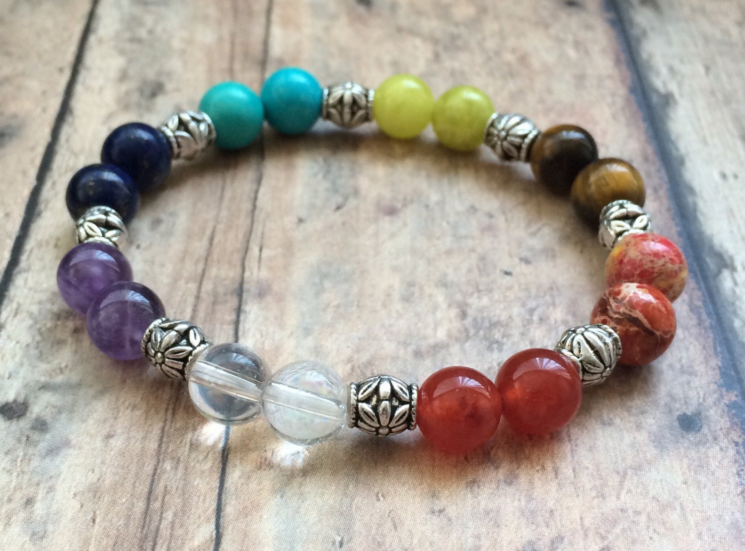 Chakra Bracelet Chakra Crystal Bracelet Yoga Chakra Energy