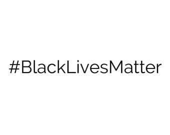 Hashtag Black Lives Matter Sticker Vinyl Decal