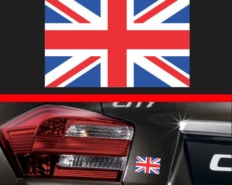 4" British Flag Sticker Vinyl Decal England United Kingdom Sticker Queen Car Truck SUV Sticker Macbook pro Air Sticker UK