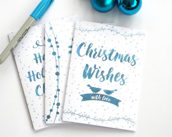 Christmas Card Set, Christmas Card Pack, Christmas Cards, Xmas Card Set, Watercolour Christmas Cards, Christmas Card Multipack
