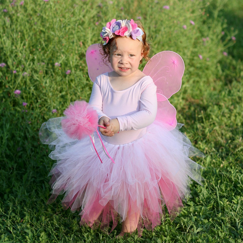 Pink Fairy Costume Flower Fairy Costume Toddler Dress Up