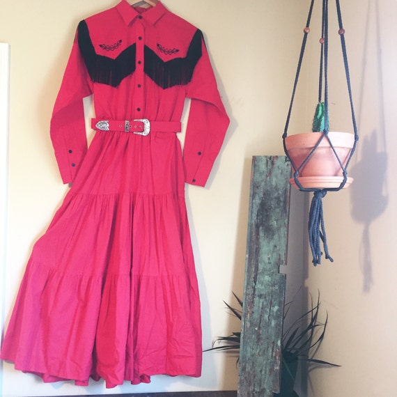 red western dress