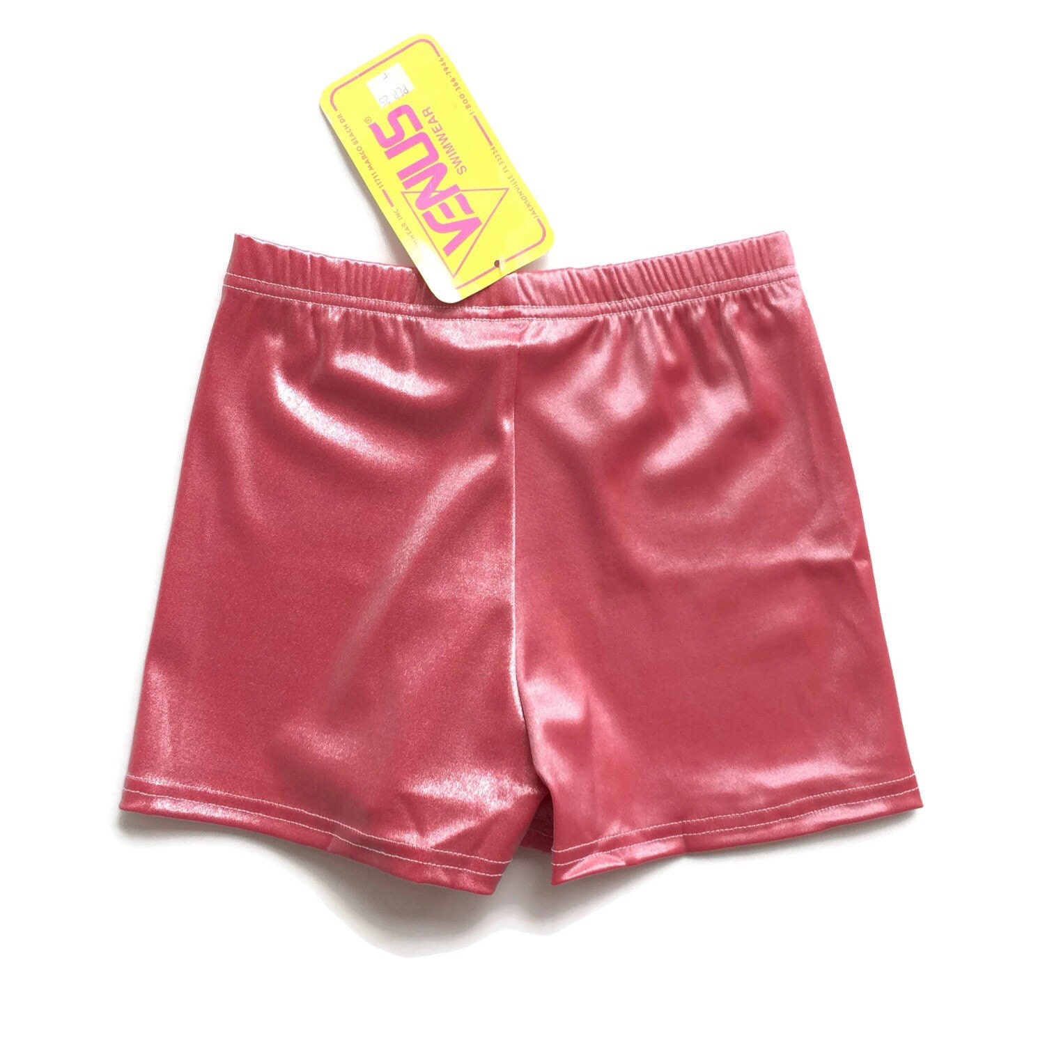 90's metallic Pink Boyshorts Booty Shorts Sporty