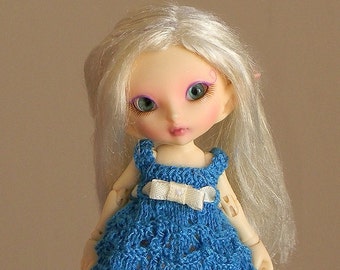 Sale! Knitted dress for Realpuki doll (free shipping)
