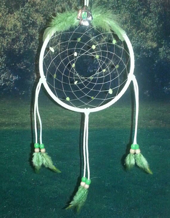 Light Green Dream CatcherNative American Green