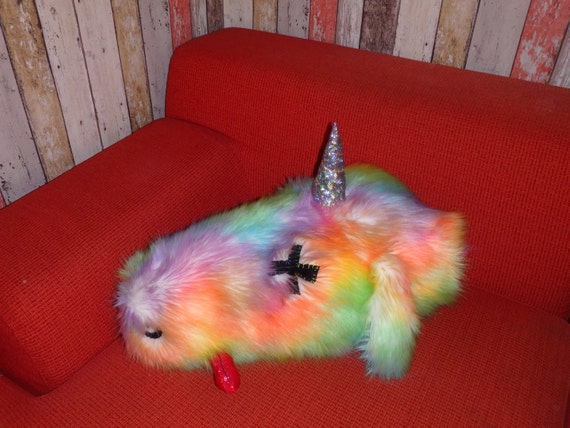 rainbow narwhal stuffed animal