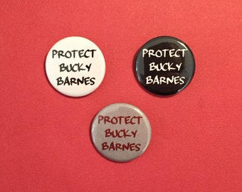 Protect Bucky Barnes Pinback Button