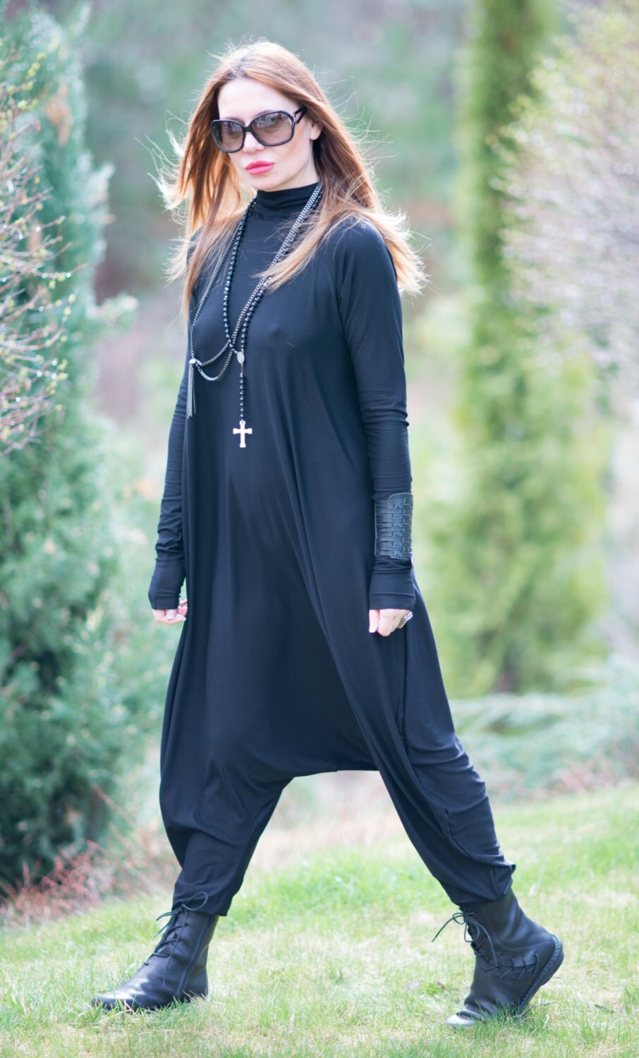 Hijab Jumpsuit, Abaya Jumpsuit, Cotton Jumsuit, womens 
