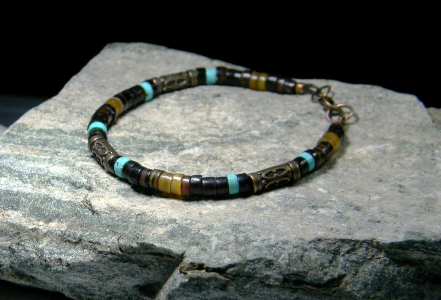 Mens Bracelet Native American insp Mens Tribal Bracelet