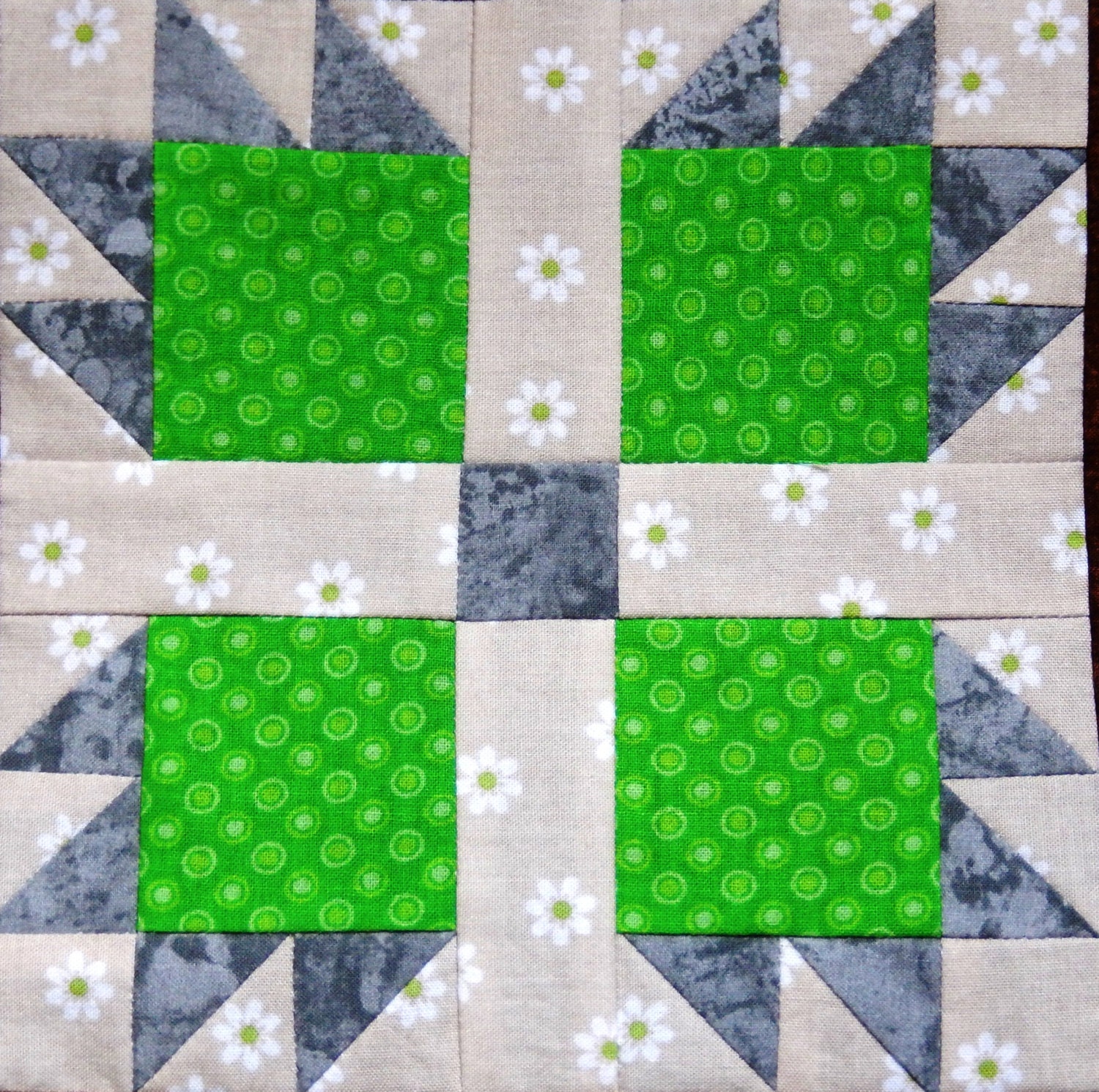 Easy Pieced Bears Paw PDF Quilt Block Pattern By MsPDesignsUSA