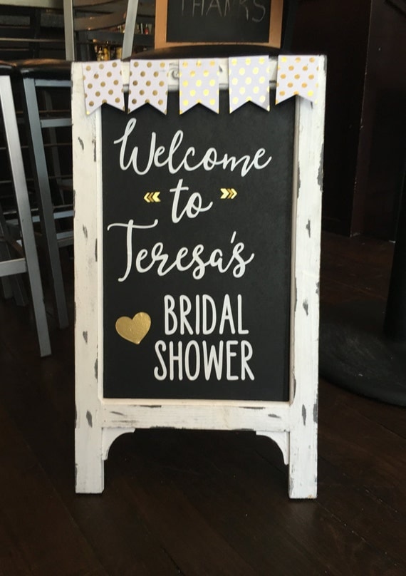 Bridal Shower Chalkboard Sign