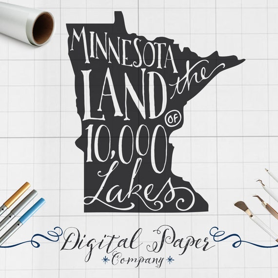 Download Minnesota Svg 10000 Lakes Svg Fishing Trip by DigitalPaperCompany
