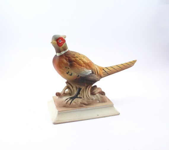 decorative pheasant figurines
