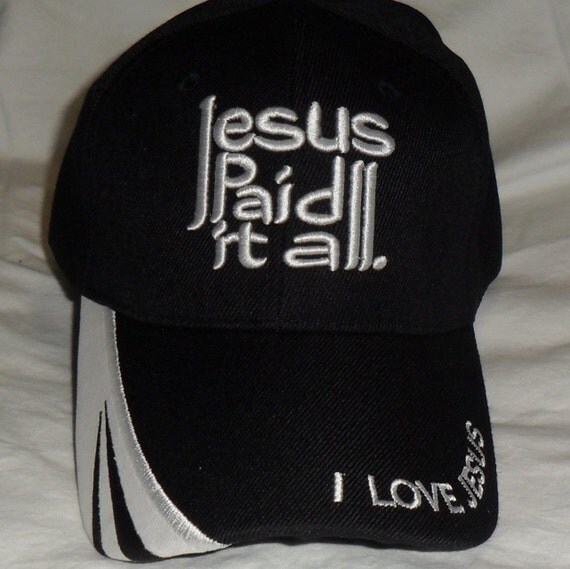 Christian Religious BaseBall Cap Hat JESUS by ChristianHatsandMore