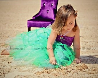 Mermaid Costume, Mermaid Dress, Mermaid Birthday Dress, Mermaid Tutu Costume, Mermaid Tutu, Girls Mermaid Tutu Dress, Mermaid Tutu Skirt