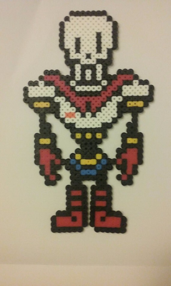 Papyrus Undertale Perler Bead Pattern Pixel Art Papyrus Grid Clipart ...