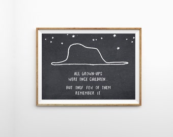Unique little prince quote related items | Etsy