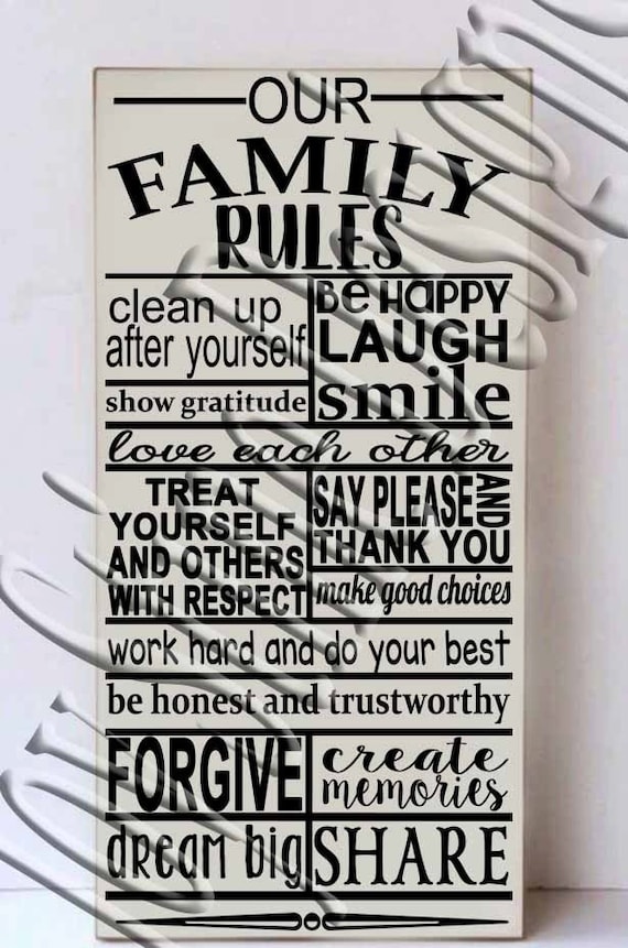 Free Free 171 Family House Rules Svg SVG PNG EPS DXF File