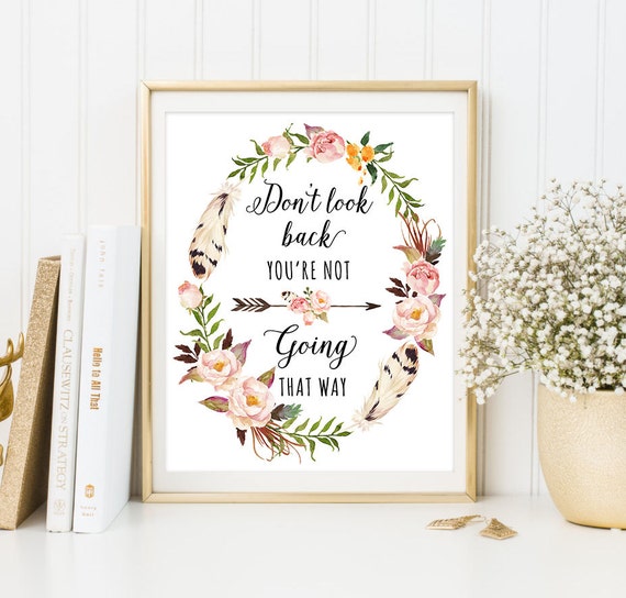 Quote Print Watercolor Digital Art Inspirational Printable