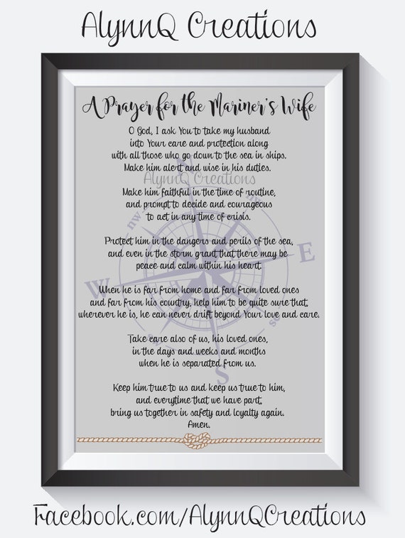 A Prayer for the Mariners Wife