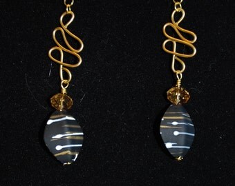 Golden Tangles Earrings