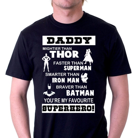 Superhero Dad Tshirt Dad Shirt Fathers Day Tshirt Geek