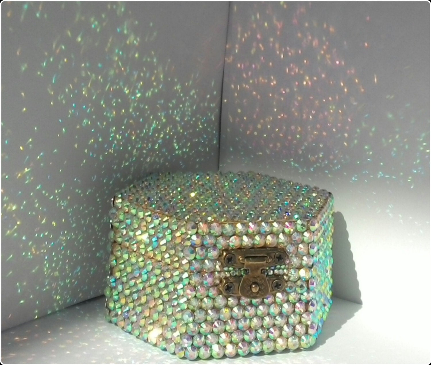 JEWELRY BLING BOX bling Trinket Box Jewelry box ring box