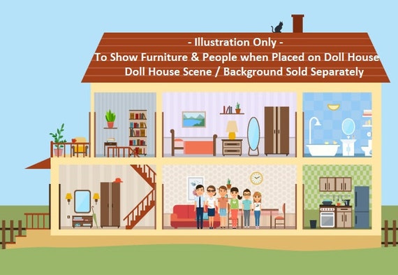 Doll House Furniture and People - MagReceptive