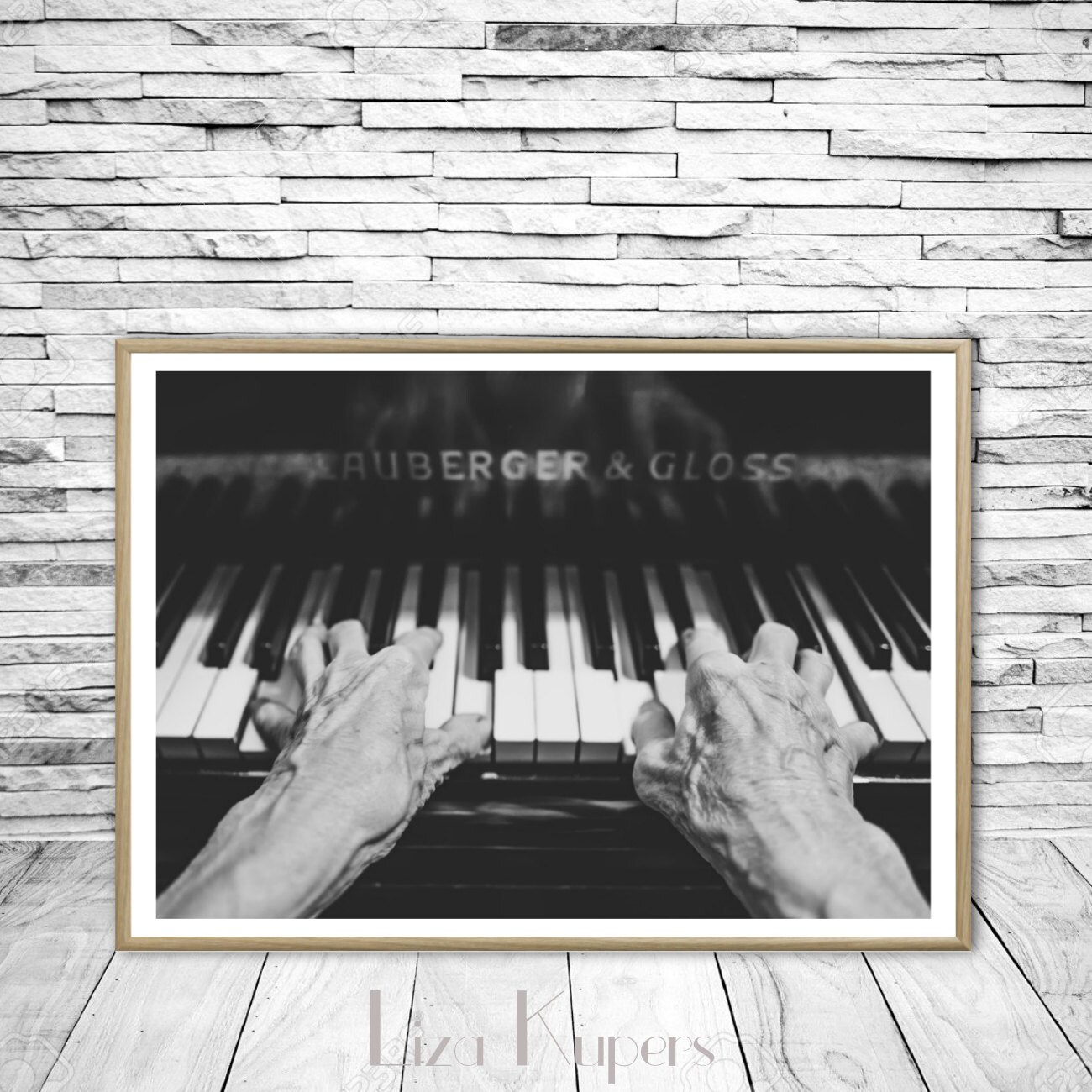 Pianist Print Piano Art Piano Wall Art Pianist Gift Music