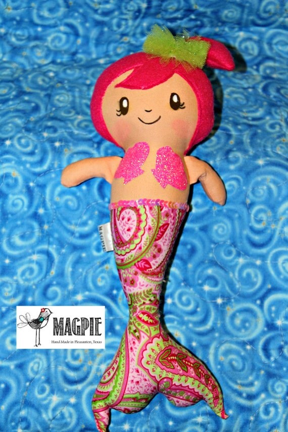 pink mermaid doll