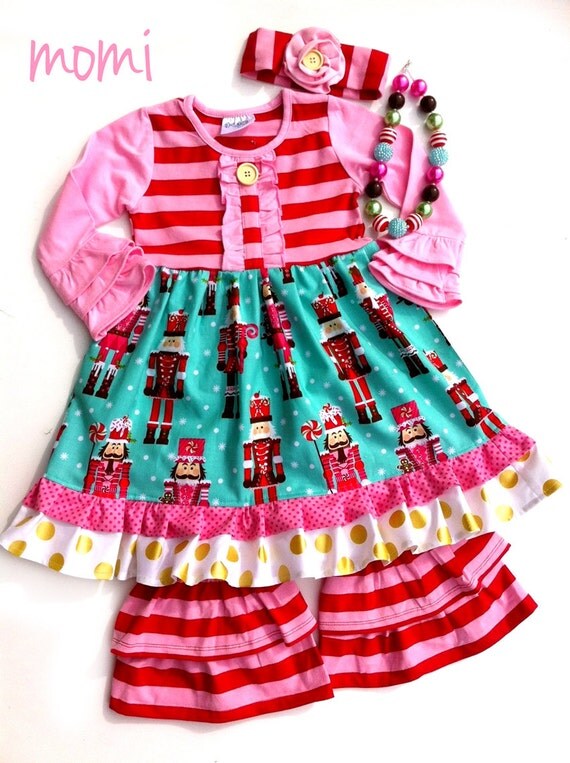 Christmas Nutcracker dress Momi boutique girl's dress