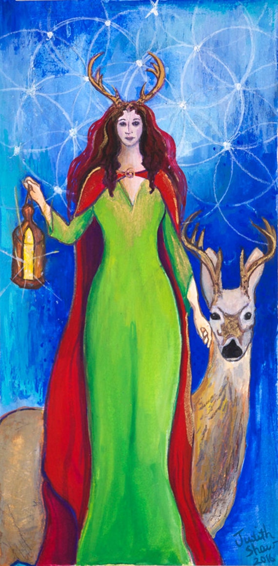 Elen of the Ways Celtic Goddess Art