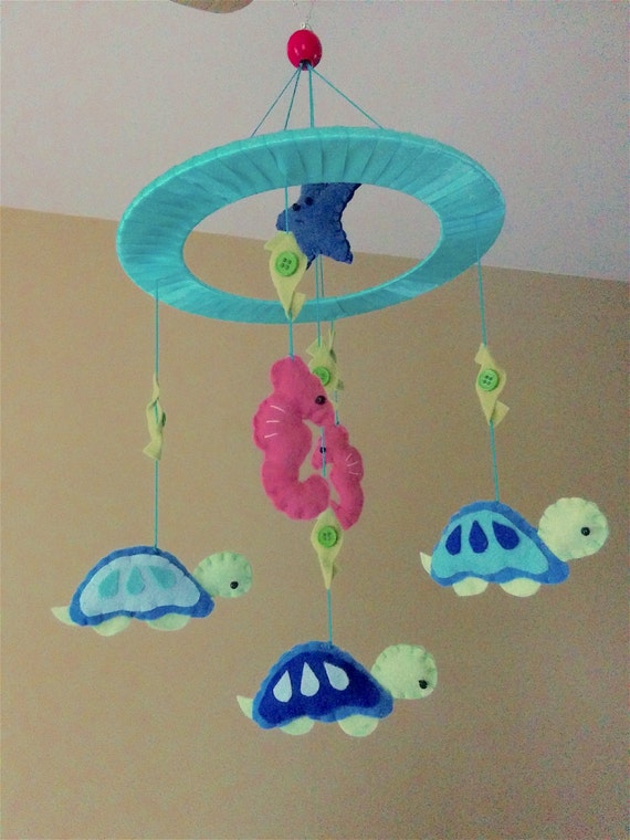 Baby Crib Mobile Sea Turtle Baby Mobile Turtle Mobile
