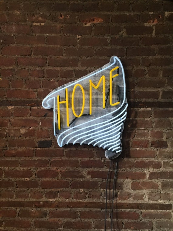 HOME Neon Sign, Ready-made