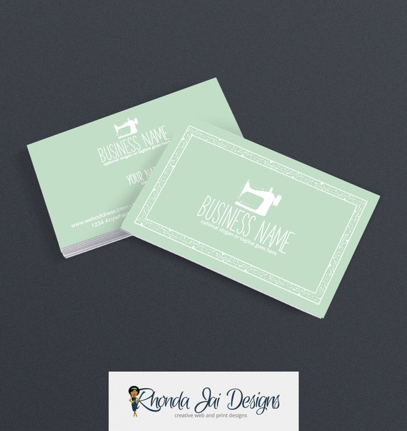 Items Similar To Business Card Designs Sewing Themed Business Card Sewing Business Cards