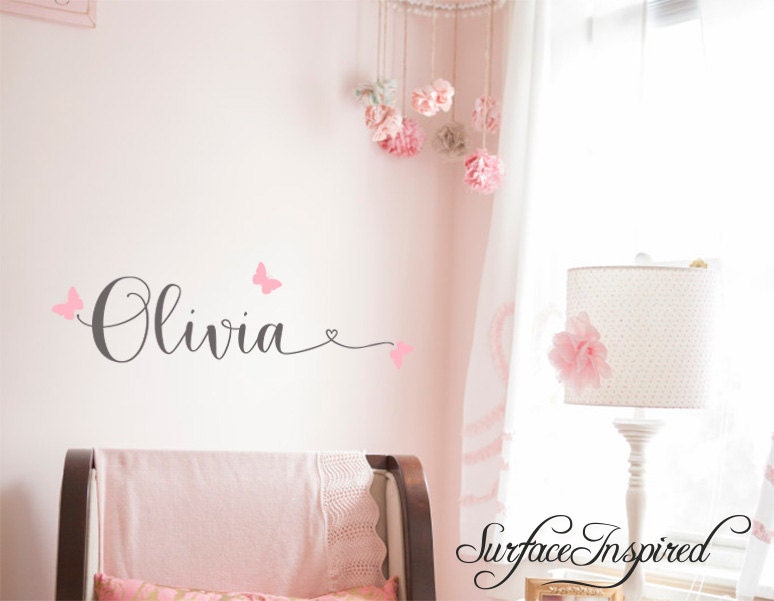 Wall Decals Personalized Names Nursery Wall Decal Kids Wall Personalized Name Wall Decals For Nursery