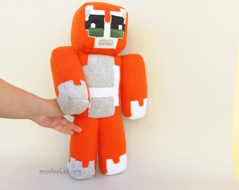 Minecraft Stampy cat 16" plush doll Stampy long nose plushie - MADE TO ORDER