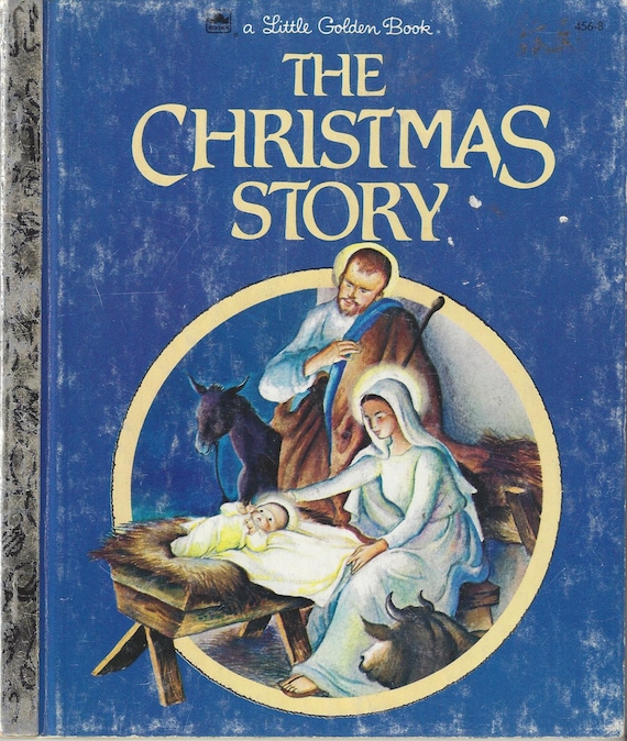 The Christmas Story Vintage Little Golden Book C1952