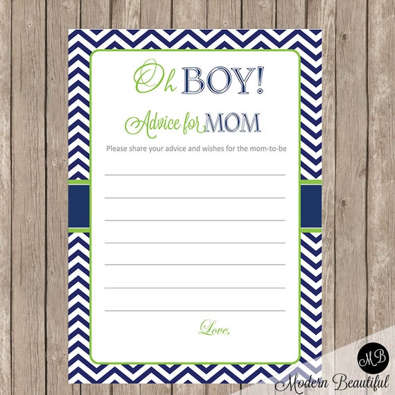 items-similar-to-advice-for-mom-card-baby-boy-shower-advice-for-mom