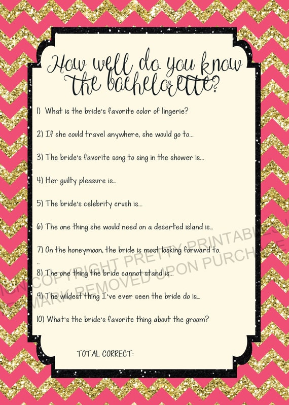 instant download printable bachelorette game bachelorette