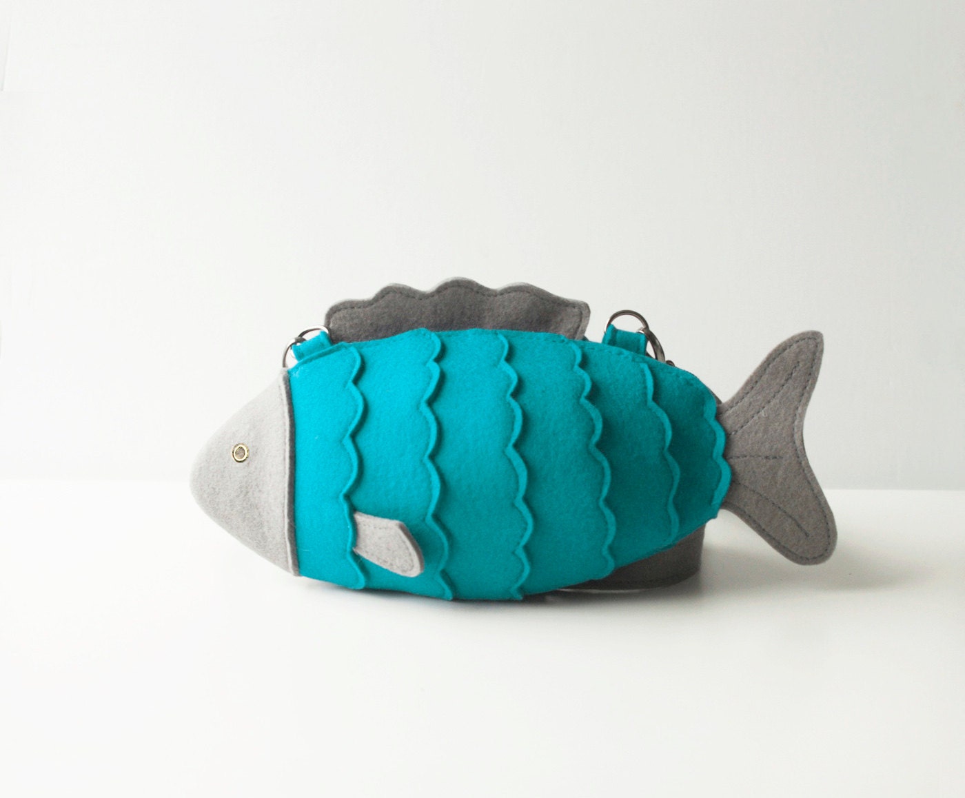 Small Fish Purse Mint Fish Bag