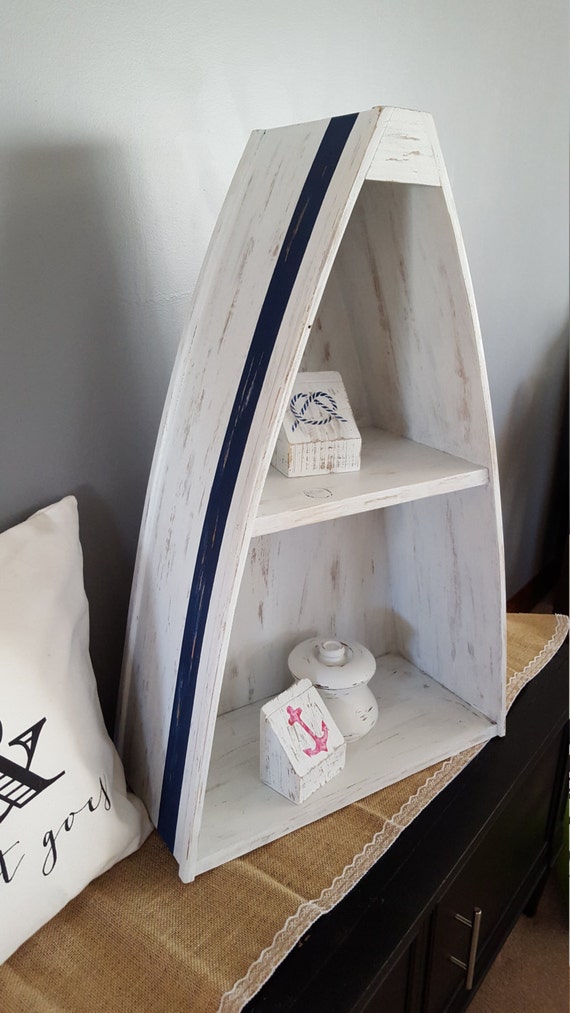 Nautical Rowboat Shelf by thomaswoodimpression on Etsy