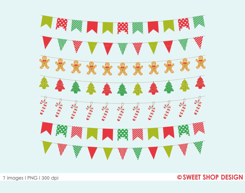 Download Christmas Bunting Clip Art Christmas Clip Art Holiday Clip