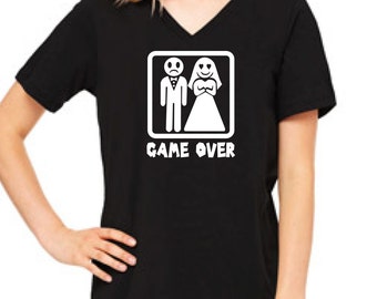 game over wedding shirt