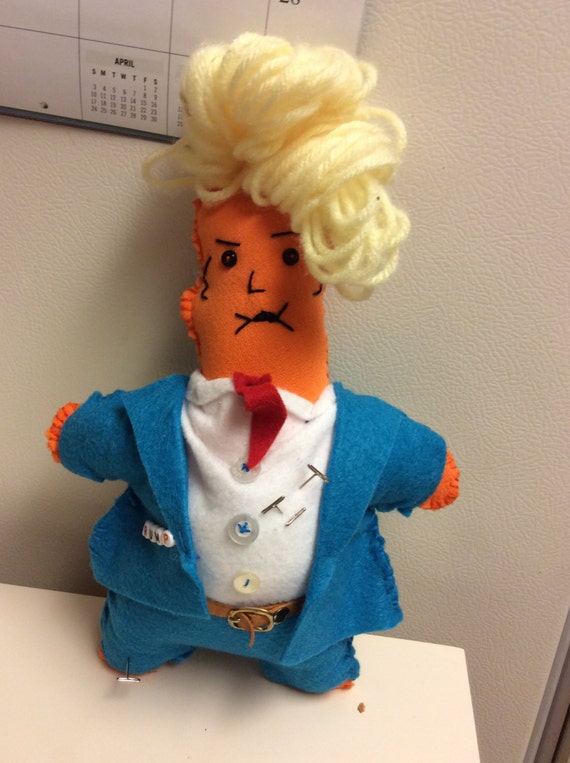 Donald Trump Voodoo Doll By Lovehateluckdolls On Etsy