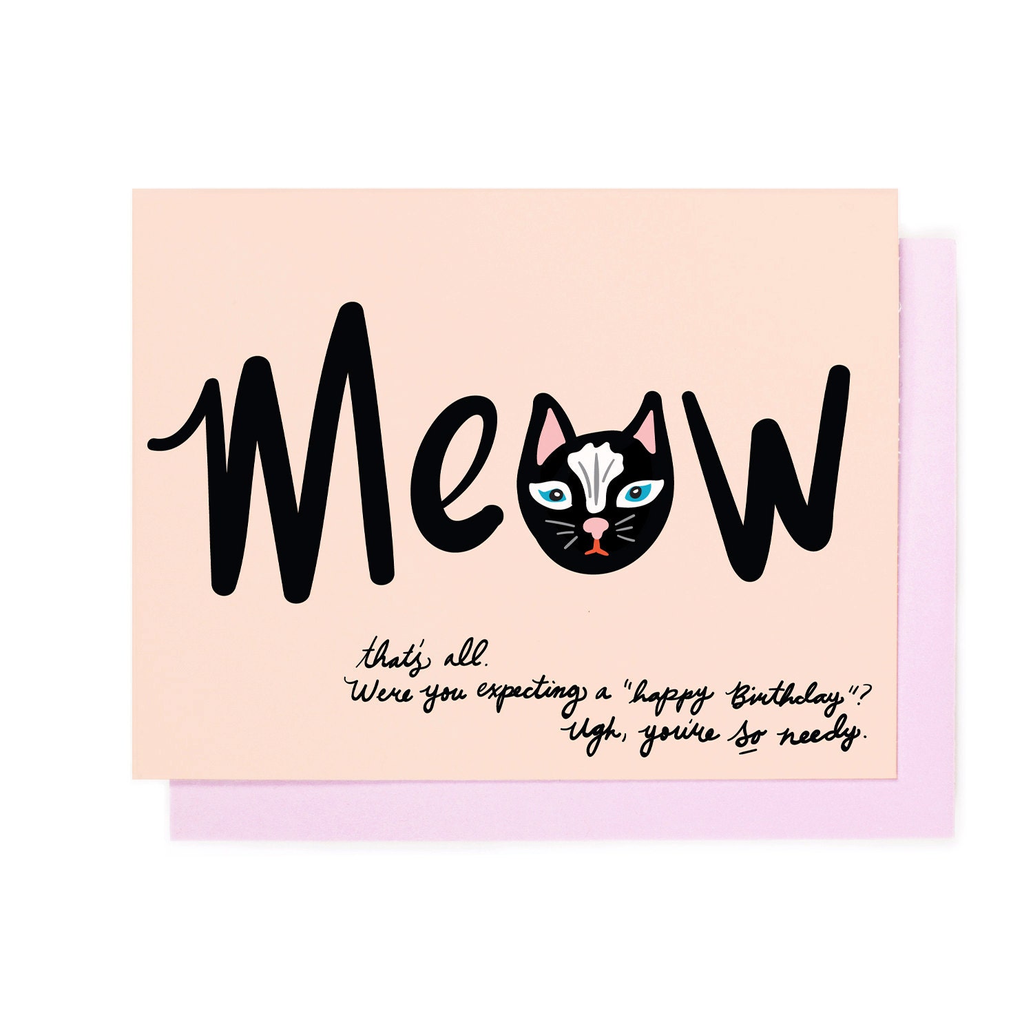 Meow Birthday Card